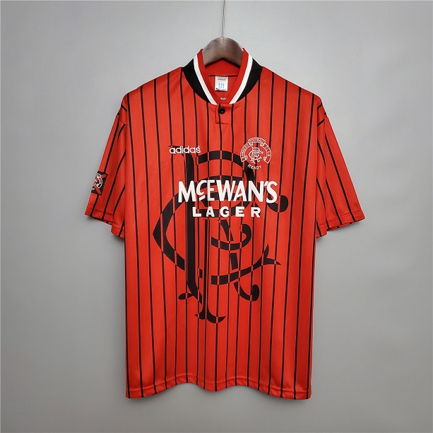AAA Quality Rangers 95/96 Away Red Soccer Jersey